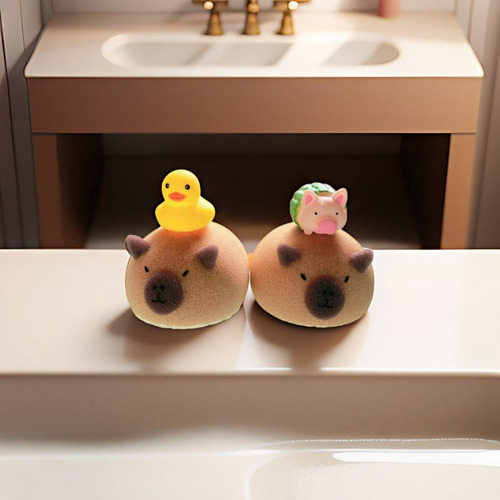 Esponja De Baño K Kapibala, Esponja De Baño En Forma De Bola