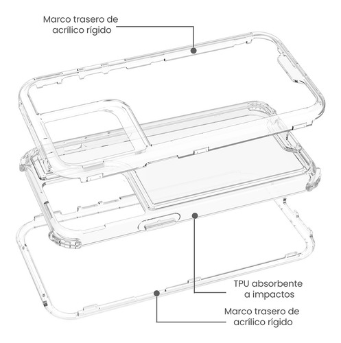 -funda Protector Uso Rudo 3 En 1 Para Samsung .
