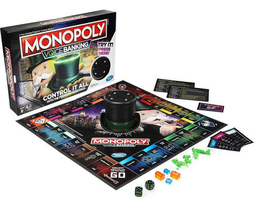 Monopoly Juego De Mesa Familiar Electrónico De Banca Por Voz