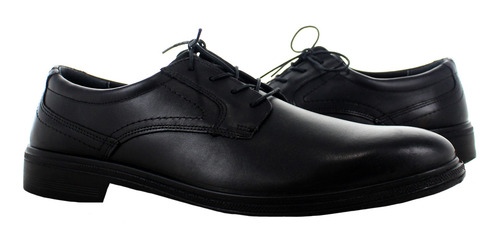 Imagen 2 de 6 de Flexi Zapato Choclo Negro Piel Para Hombre 74610