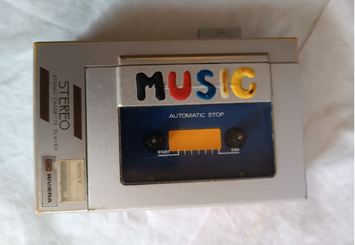 Imagen 1 de 7 de Reproductor Walkman Riviera Cassette Player Stereo Vintage