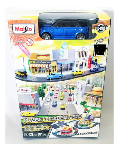 Maisto City Construye Tu Cuidad Restaurante Con Mini Cooper 