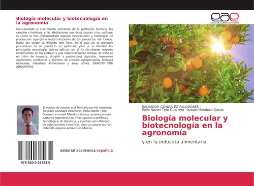 comprar Libro: Biología Molecular Y Biotecnología En La Agronomía: Y