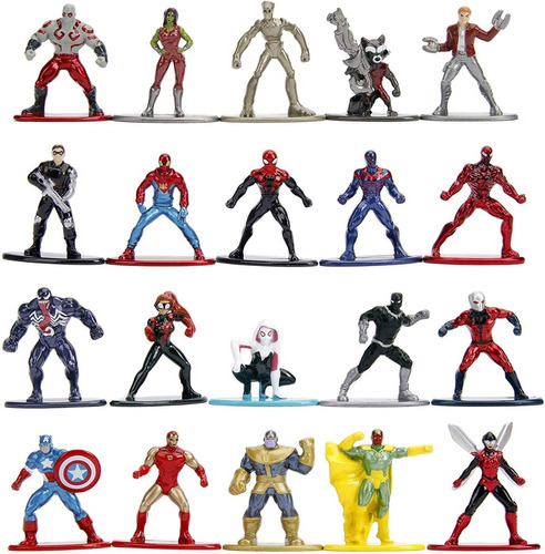 Jada Toys Marvel Nano Metalfigs 20-pack Wave 1 Die-cast 