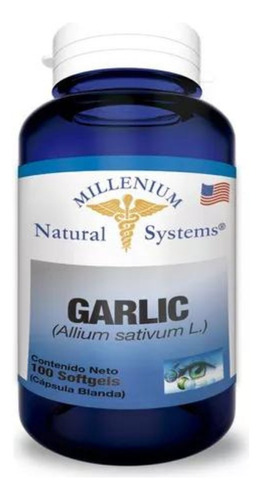 Garlic Ajo 1500 Mg 100 Softgels Mil - Unidad a $382