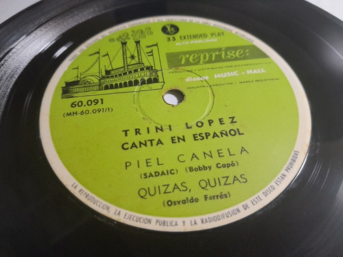 Simple - Trini López - Canta En Español - 4 Temas - 1965