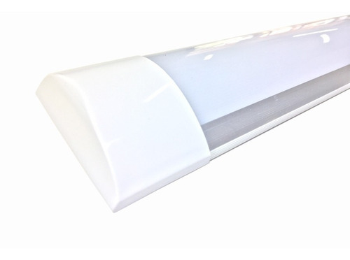 Kit 10 Luminária Led Calha 36w Luz Branco Quente 3k 120cm