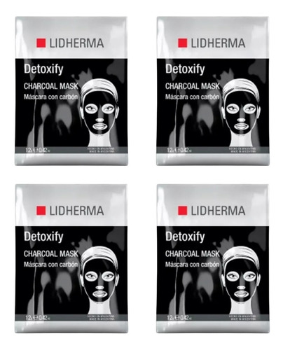 Máscara Detox - Detoxify Charcoal Individual - Lidherma