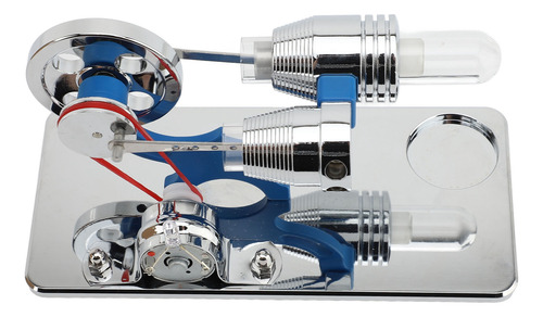 Motor De Combustión Externa Azul Modelo Stirling