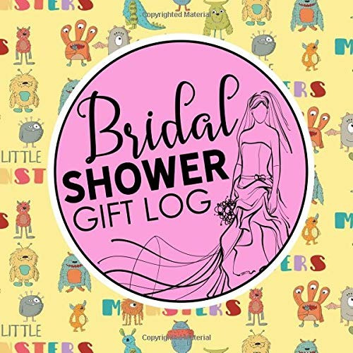 Bridal Shower Gift Log Gift Card Registry, Gift Register, Gi