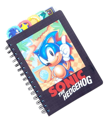 Sonic The Hedgehog Libreta Journal Retro Hot Topic Importado