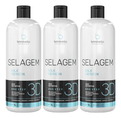 comprar Combo 03 Selagem Orgânica Borabela0%formol 1000ml