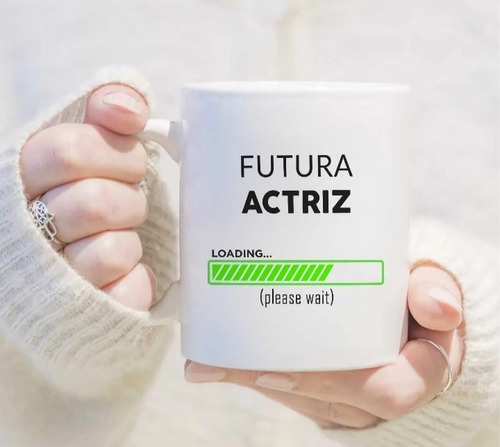 Taza Ceramica Futuro Profesiones Blanco Futura Actriz
