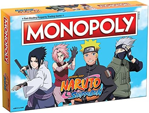 Monopolio Naruto | Juego De Monopoly Coleccionable Con Serie