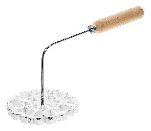 Moldes Para Gofres Hemoton Swedish Rosette De Aluminio Con S