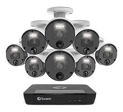 Sistema De Cámara De Seguridad Swann Cctv, 8 Cámaras 8 Canal