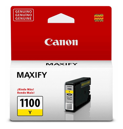 Cartucho De Tinta Canon Pgi1100 Y Amarillo 300pág/9246b001aa