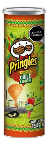Papas Pringles Sabor Chile Y Limon 158g