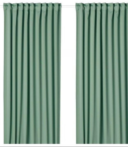 Cortina De Ambiente Blackout Textil 2 Paños Presilla Oculta