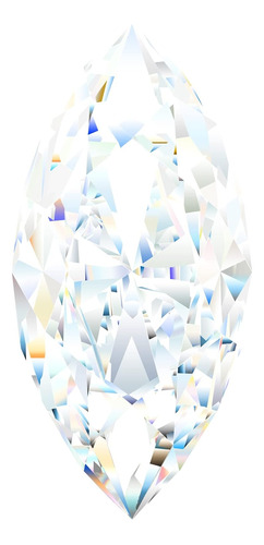 Piedra De Moissanita Suelta Diamante De Imitación D Incoloro