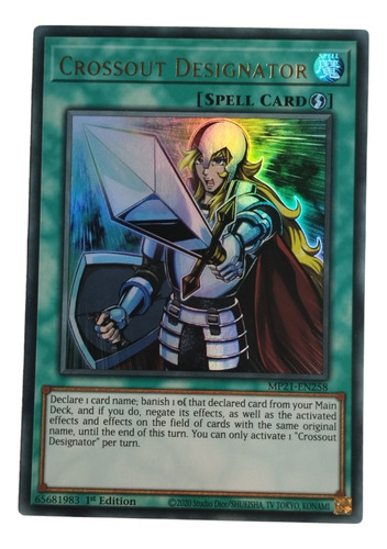 Crossout Designator Yu-gi-oh Mp21 (Usado)