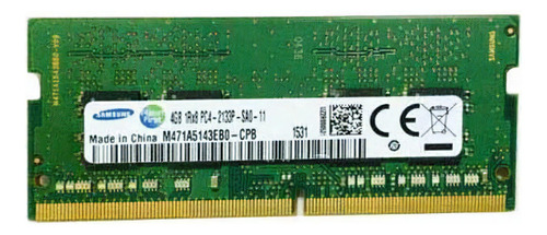 Memória RAM color verde  4GB 1 Samsung M471A5143EB0-CPB