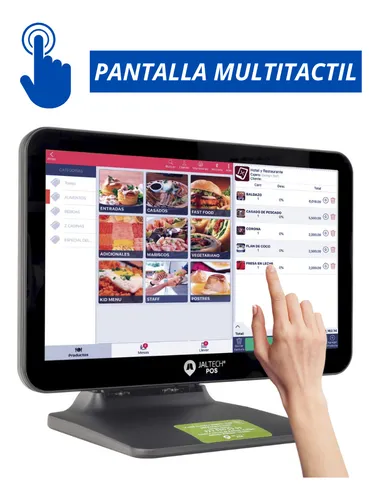 Todo En Uno Táctil Jaltech I3 8gb 256gb + Software 1 Año