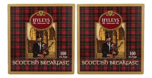 Hyleys Scottish Breakfast Black Tea - 100 Bolsas De Té En La