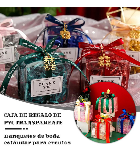 C. 100 Cajitas Para Dulces,macarón Transparente