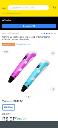 Ou Acesse Este Link:https://mercadolivre.com/sec/2utyhb9