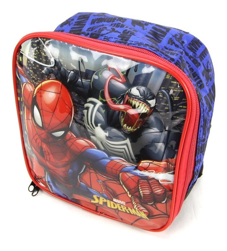 Imagem 5 de 10 de Mochila De Rodinha Homem Aranha Com Lancheira Xeryus 10660