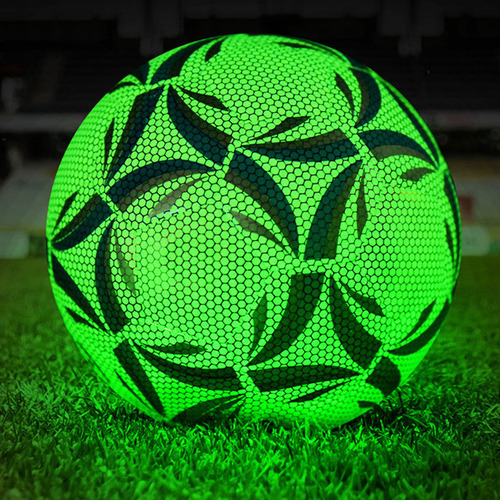 Balón De Fútbol Brillante, Tamaño 5, Bolas Luminosas Resiste