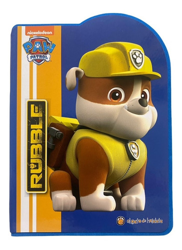 Libro Paw Patrol Gdes Personajes Chase Marshall Rubble Rocky