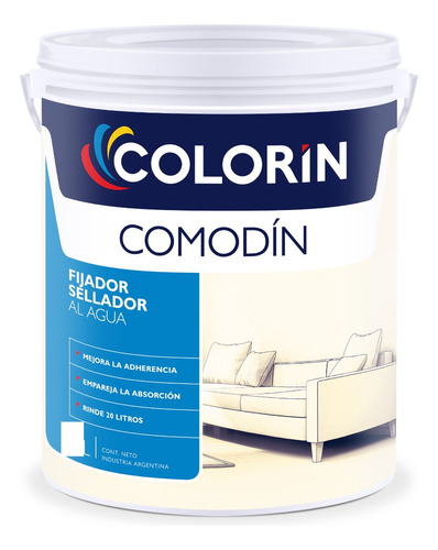 Sellador Fijador Al Agua Colorin X 1lts-pintu Zero R. Mejia