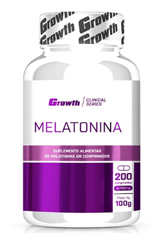 Melatonina (0.21mg) 200 Comp. - Growth Supplements