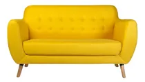Comprar Sofá De 2 Plazas Vara Amarillo Këssa Muebles