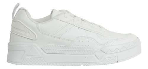 Tenis Blanco Urbano Casual Moda Plataforma  Escolar Kuali 