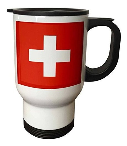 3drose  Bandera De Suiza Cruz Roja Y Blanca Suiza Europa Paí