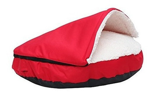 Happycare Textiles Pet Cave Y Round Pet Bed Para Gatos Y Per