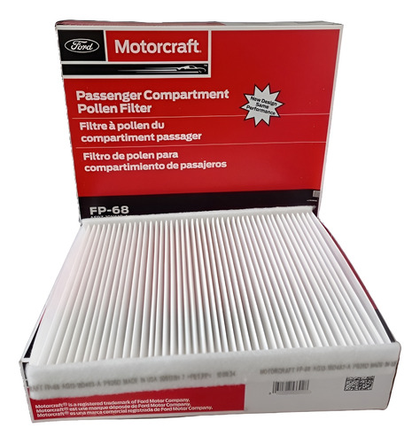 Filtro Aire Acondicionado Antipolen Explorer 3.5 2011-2019