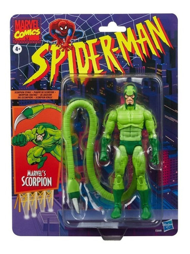 Spider-man Retro Marvel Legends Scorpion Nuevo