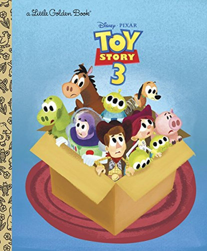 Toy Story 3 (Disney/Pixar Toy Story 3) (Little Golden Book) (Libro en Inglés), de Annie Auerbach. Editorial Golden/Disney, tapa pasta dura, edición media tie-in en inglés, 2010