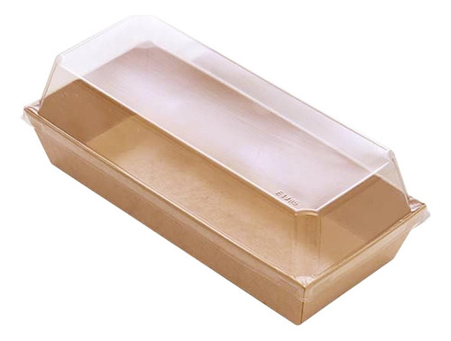 50x Cajas De Comida Cajas De Refrigerios Con Tapa