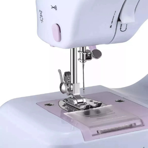 Maquina De Coser Portátil Eléctrica Hogar Pedal 12 Puntadas