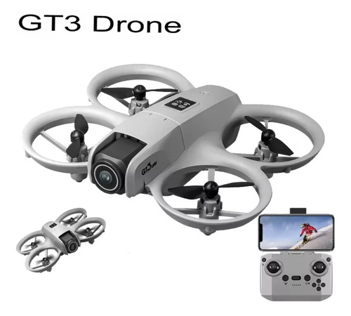 Lançamento 2025 Mini Drone Gt3 V66 D16 Sensor De Obstáculos Cinza