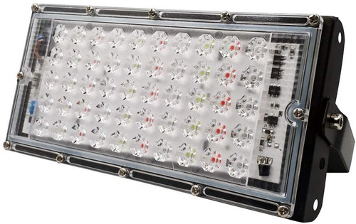 Imagen 8 de 10 de 5 Pack Reflector Led 30w Rgb Multicolor C/control Exteriores