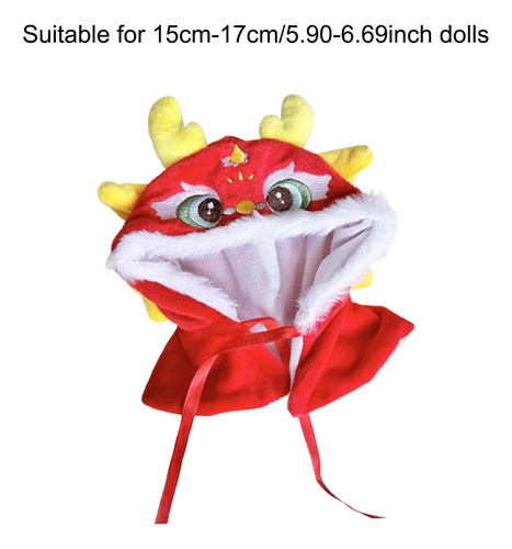 Capa Con Capucha Para Muñeco De Peluche, Navideño,