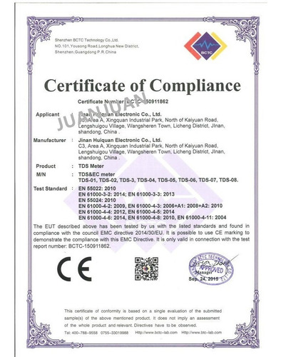 Tds Ec Conductimetro Ppm Temp