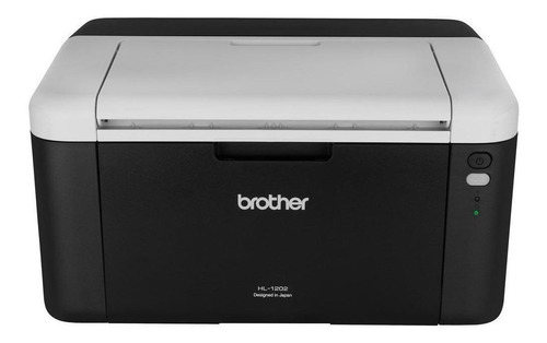 Impresora  simple función Brother HL-1202 negra y blanca 220V - 240V