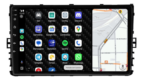 Multimidia Polo 17/23 9p Adak G2 Android 14 Carplay 2gb 64gb